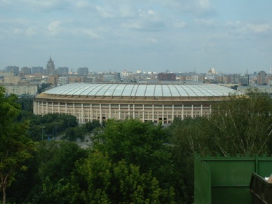 Stade Loujniki où on eu lieu les JO de 1980