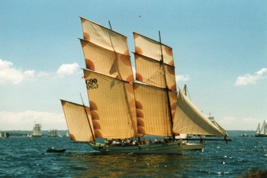 Grâce à mes amis bretons j'ai eu la chance de pouvoir naviguer à bord d'un voilier