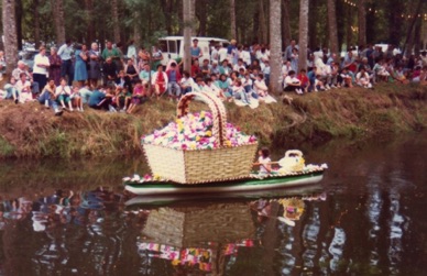 le panier de fleurs