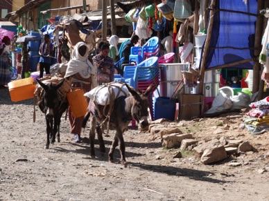 ETHIOPIE : marché d'Axoum
