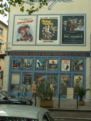 Le mur du cinéma créé à l'occasion du 100ème anniversaire