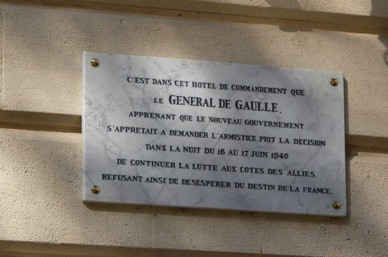 plaque commémorative