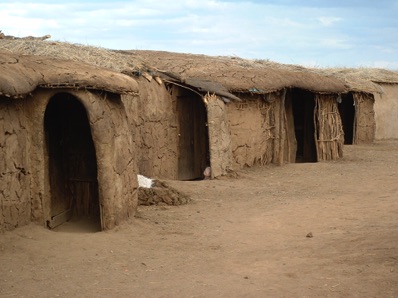 les maisons du village