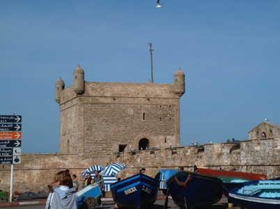 un bastion carré du mur d’enceinte