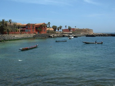 le fort construit entre 1852 et 1856 est maintenant le musée historique du Sénégal