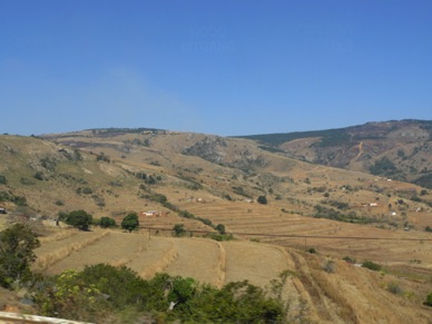 Montagnes et savane