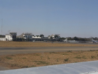 Arrivée à l'aéroport