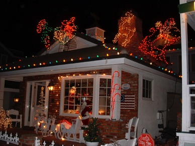 et son concours de maisons décorées et illuminées