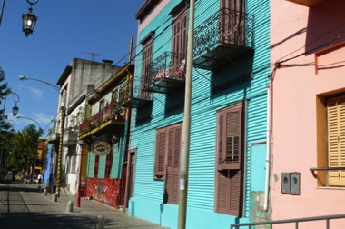 Quartier très coloré et très vivant