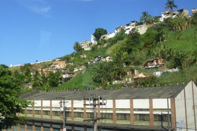 Favelas sur les collines