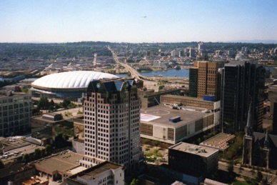 une très belle vue sur le BC Place Stadium