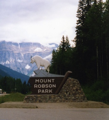 Entrée dans le Parc du Mont Robson