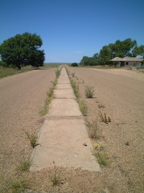 Fin de la route bitumée