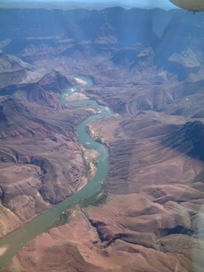 la rivière Colorado qui a creusé le Grand Canyon