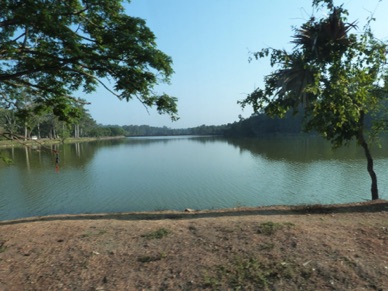 arrivée sur le site d’Angkor Wat