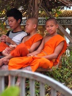 de jeunes moines qui semblent bien coquins !!