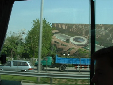 construction du futur stade pour les Jeux Olympiques