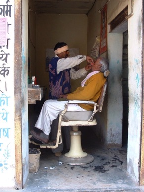 un salon de coiffure !!