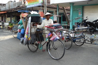 commerçant à vélo !