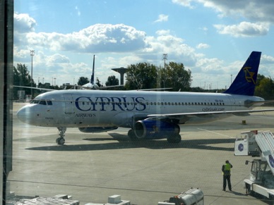 l'avion arrive à Roissy