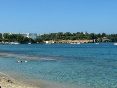 la plage du village