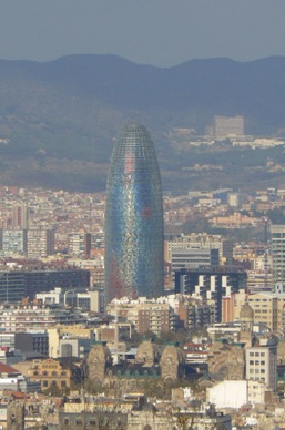 BARCELONE vue d'en haut