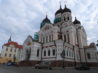 Cathédrale russe orthodoxe Alexandre Nevski érigée fin du XIXème siècle