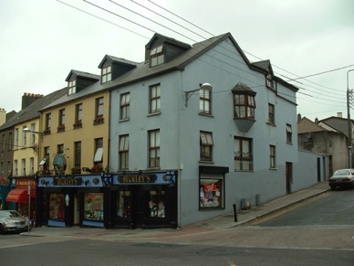 quartier de Shandon avec ses boutiques colorées