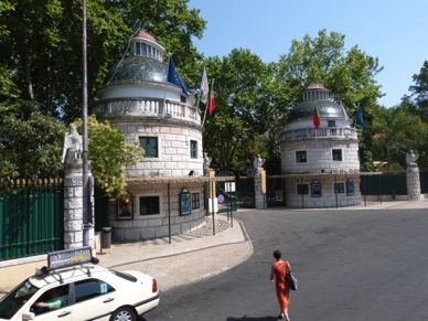 entrée du parc zoologique