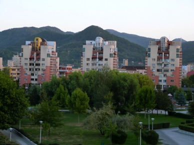 vue depuis ma chambre d'hôtel