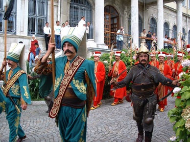 défilé de musique militaire