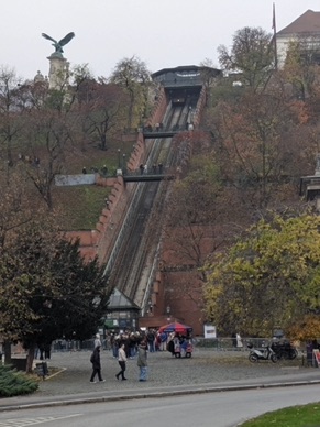 Le funiculaire Siklo, inaugur&eacute; en 1870,  nous a permis de monter rapidement au sommet