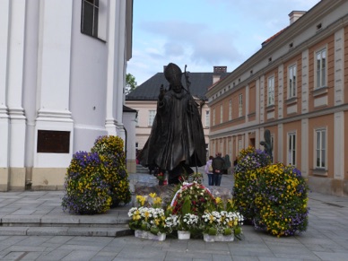 Statue du Pape Jean Paul II