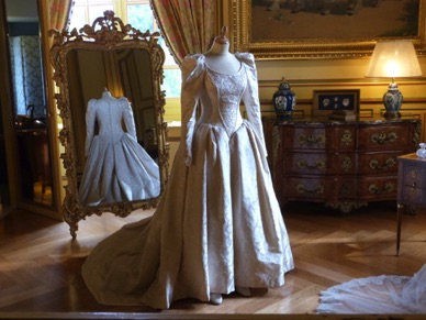 Robe portée par la Marquise de Vibrage lors de son mariage en 1994