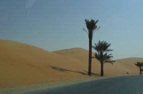 Arriv&eacute;e au Resort Nasr Al Sarab Desert