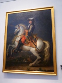 Portrait &eacute;questre de Louis XIV, roi de France
Ren&eacute;-Antoine Houasse
(Mus&eacute;e national des ch&acirc;teaux de Versailles et de Trianon)