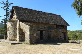 ASINOU &eacute;glise du 12&egrave;me si&egrave;cle consacr&eacute;e &agrave; la Vierge dont l'int&eacute;rieur est couvert de magnifiques fresques