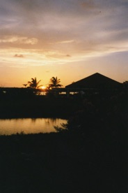 Coucher de soleil &agrave; Cayo Guillermo