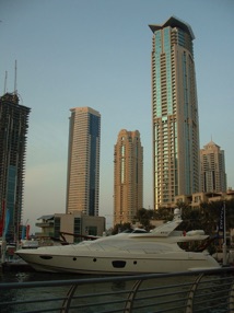 quartier de Marina 
en pleine construction