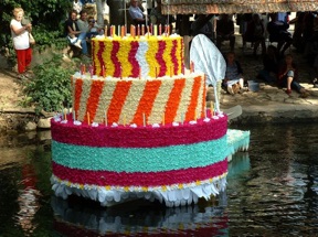 le g&acirc;teau anniversaire des 70 ans !!