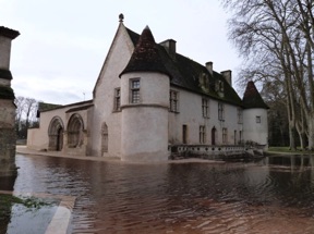 cern&eacute; par les eaux 
le 31 janvier 2014