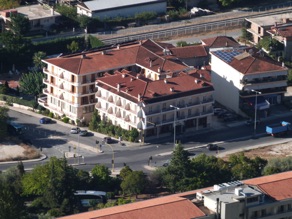d'o&ugrave; on aper&ccedil;oit notre h&ocirc;tel !