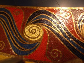 d&eacute;tail de la mosa&iuml;que du sol