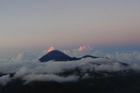 sur le Mont Bromo