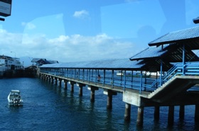 Embarquement sur le ferry