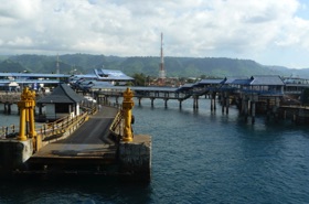D&eacute;part de l'Ile de JAVA