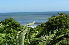 superbes vue sur l'Oc&eacute;an Indien