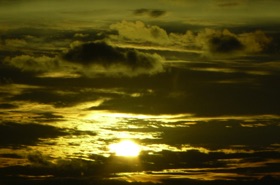 magnifique coucher de soleil