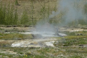 Zone thermale de GEYSIR Zone thermale de GEYSIR