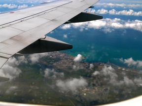 arriv&eacute;e sur l'Italie